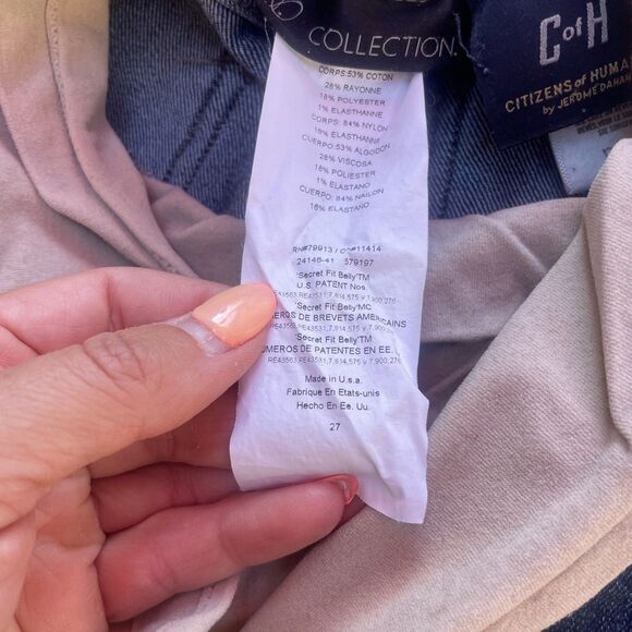 Lot of 4 Maternity items Pants Jeans Shorts Super Cute H&M C of H Old Navy Sz 4 - Picture 12 of 16